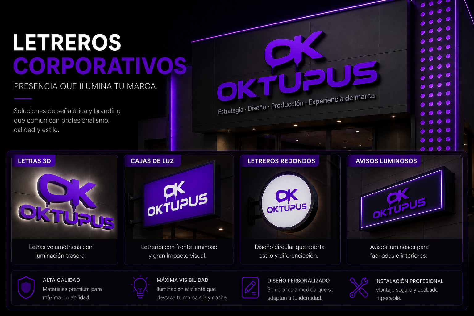 AVISOS PUBLICITARIOS Y LETRAS 3D