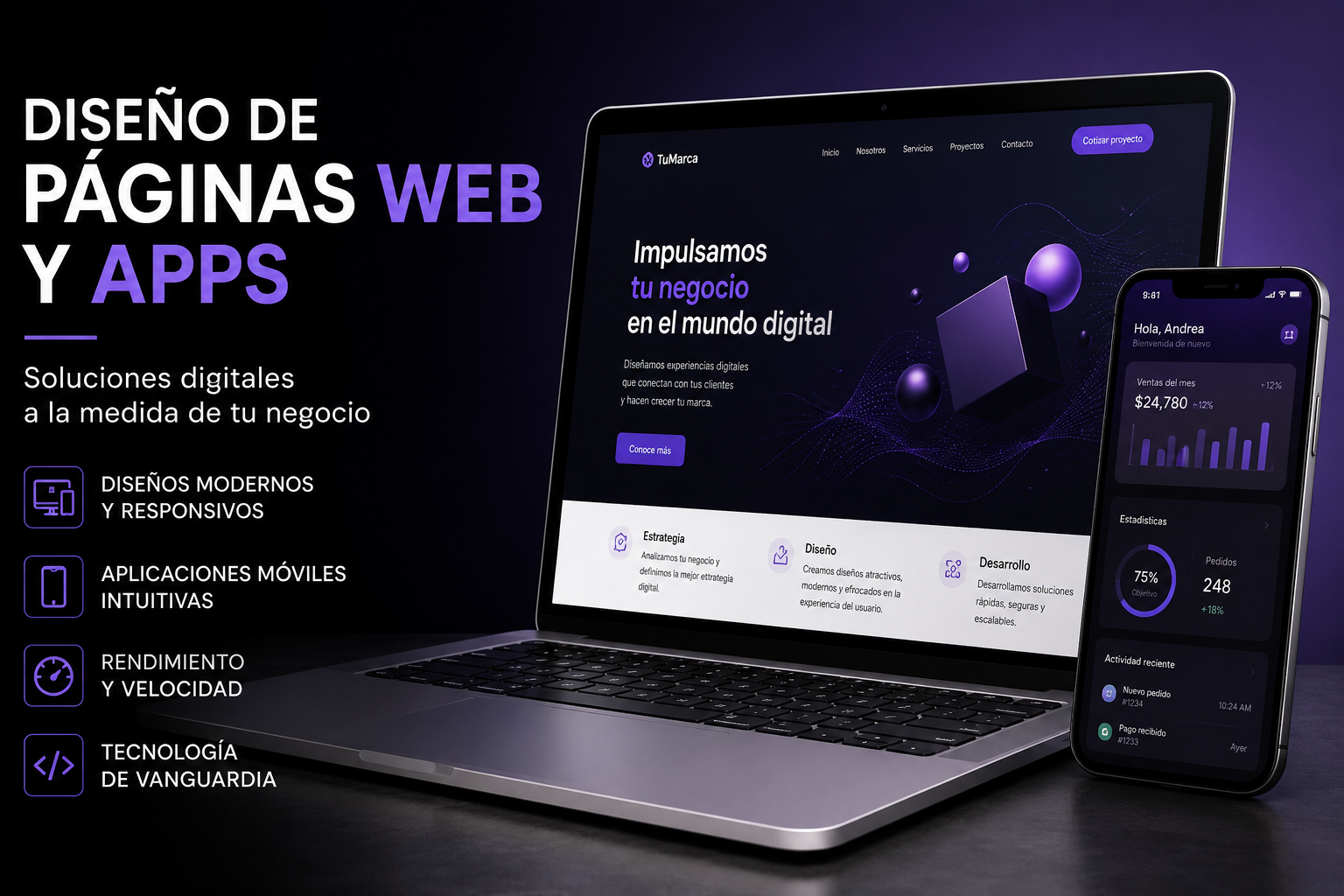 DISEÑO DE PÁGINAS WEB Y APPS